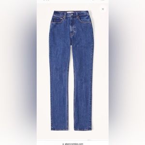 Abercombie Curve Love Ultra High Rise 90s Slim Straight Jean